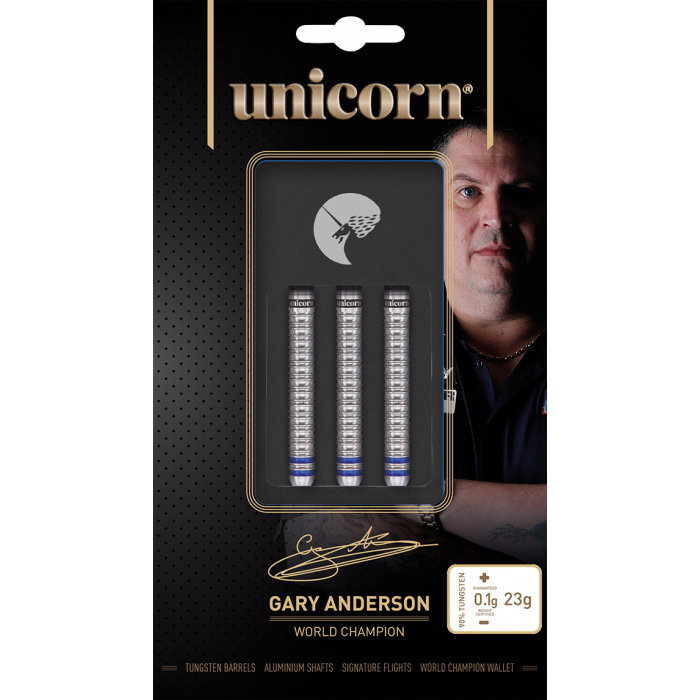 Gary Anderson World Champion 90% Tungsten Steel Tip Darts