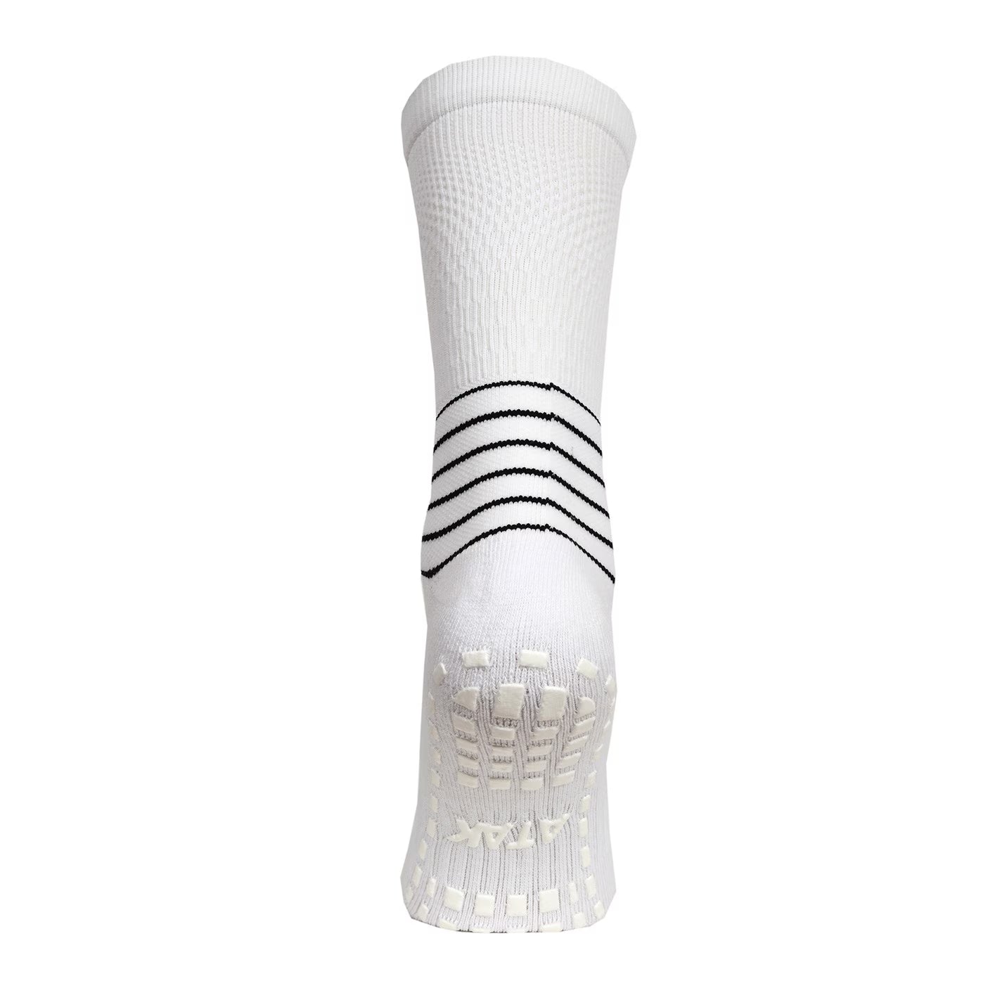 Atak Shox Mid-Leg Compression Grip Socks White