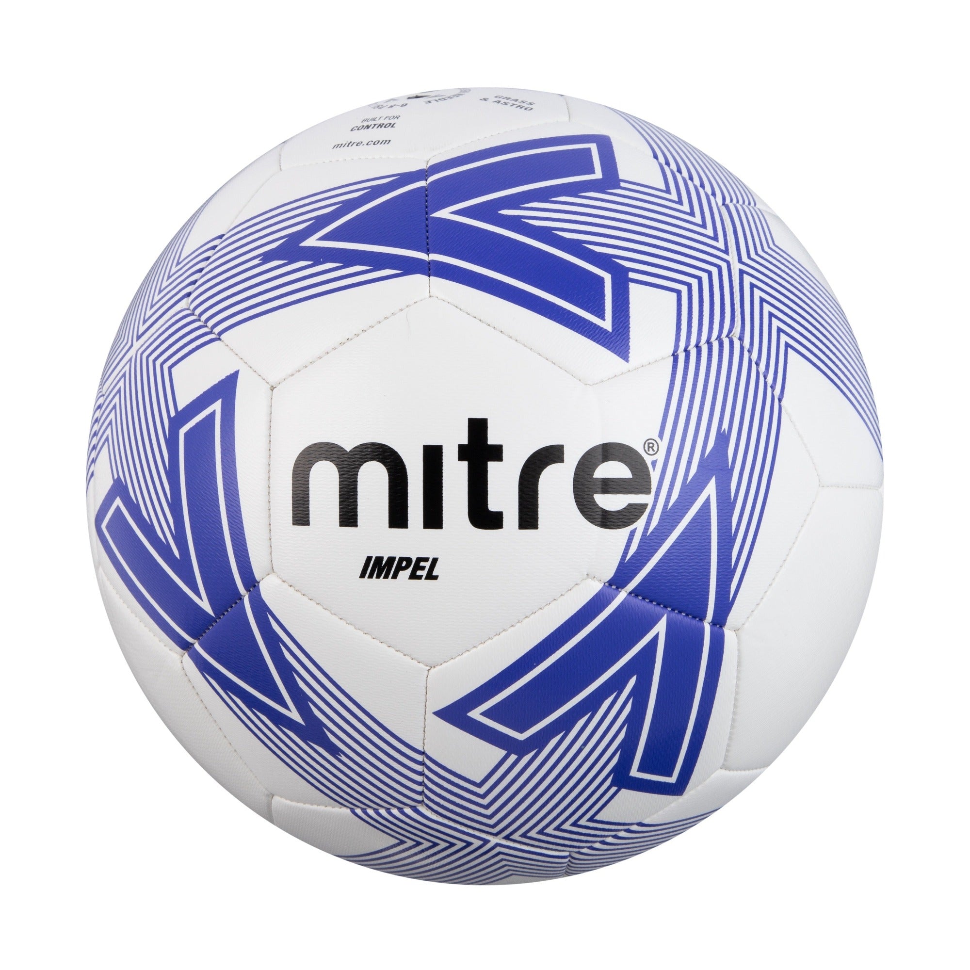 Mitre Impel White/Blue Football