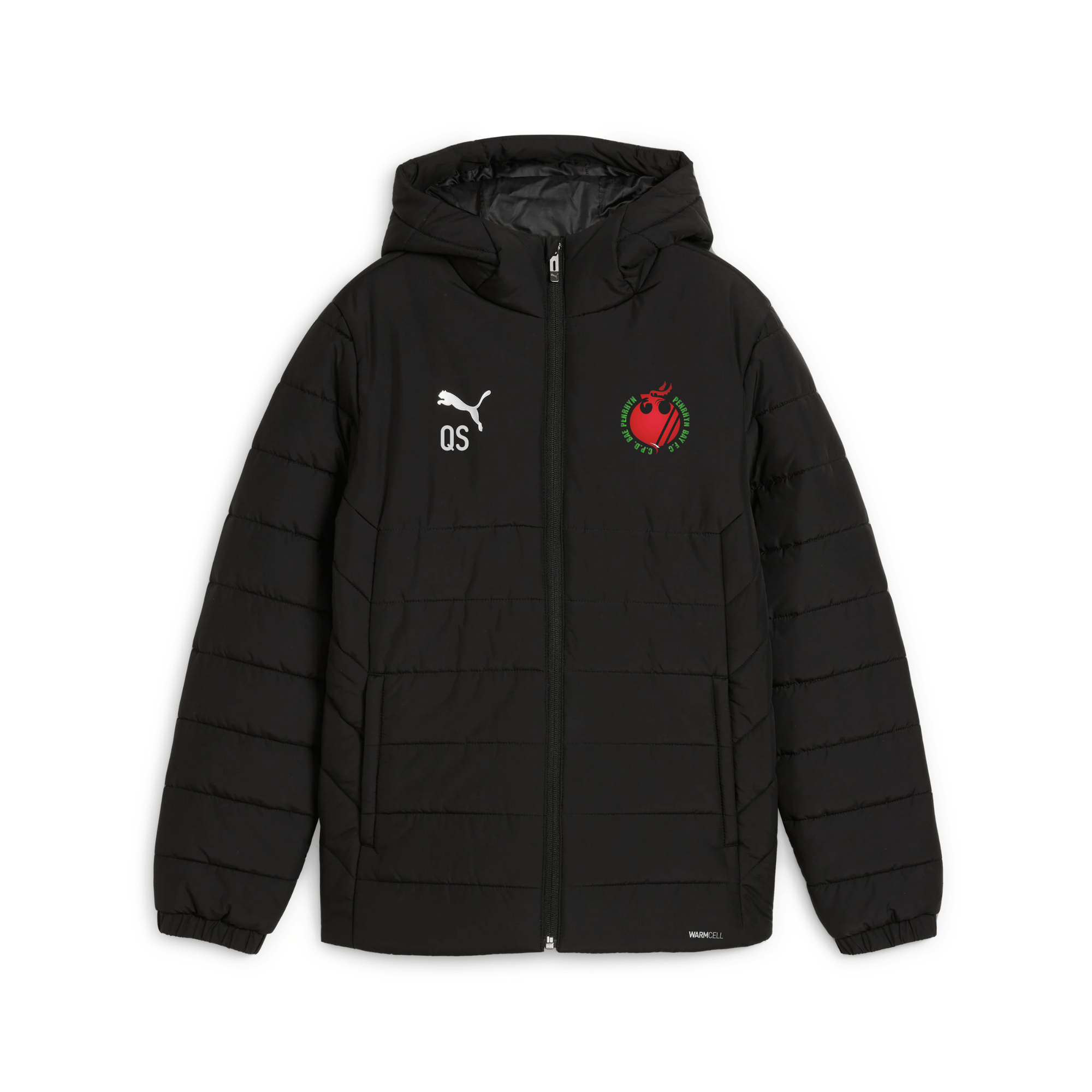 Penrhyn Bay FC Coaches Padded Bench Jacket - Queensferry Sports