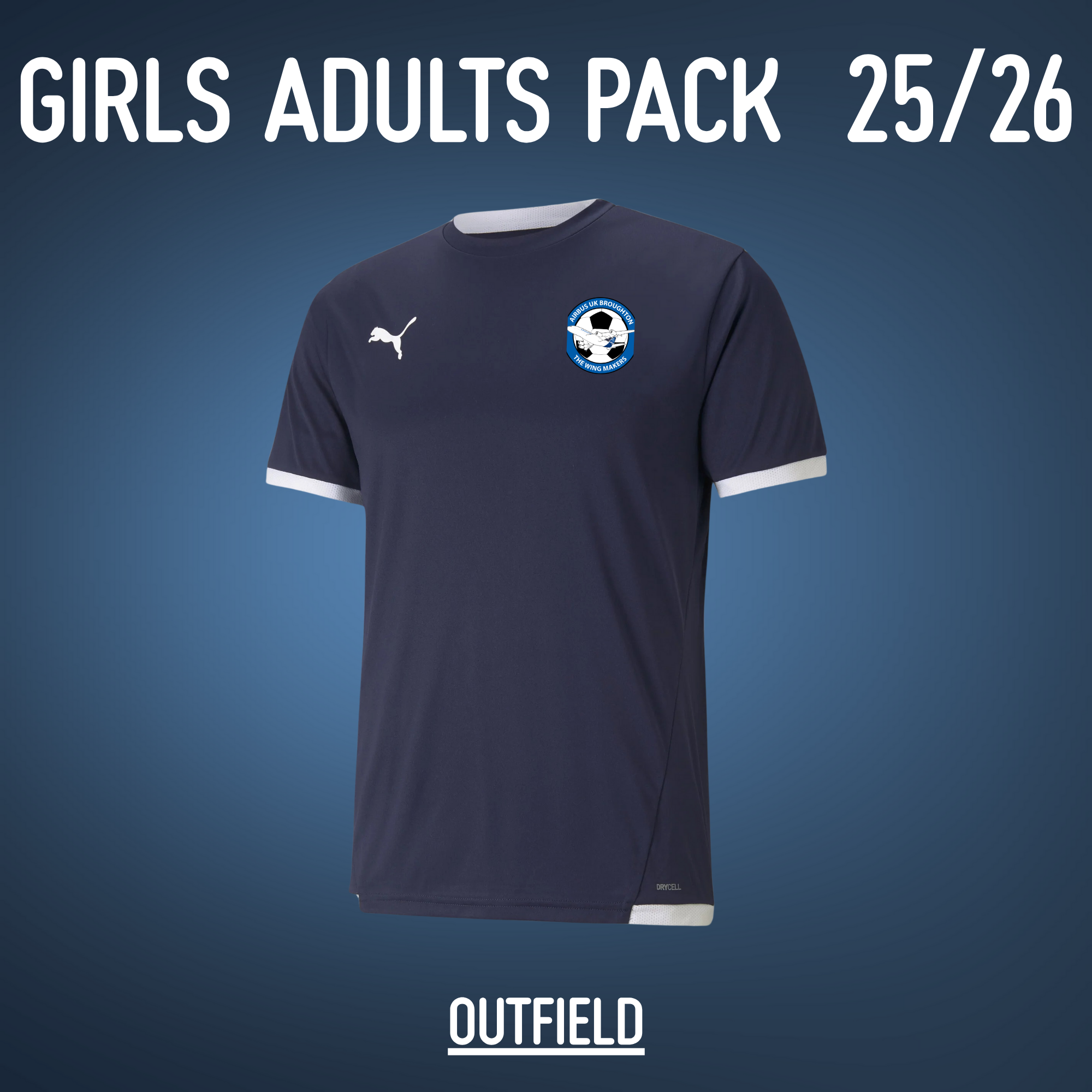 Airbus Girls Outfield Adults Pack 25/26