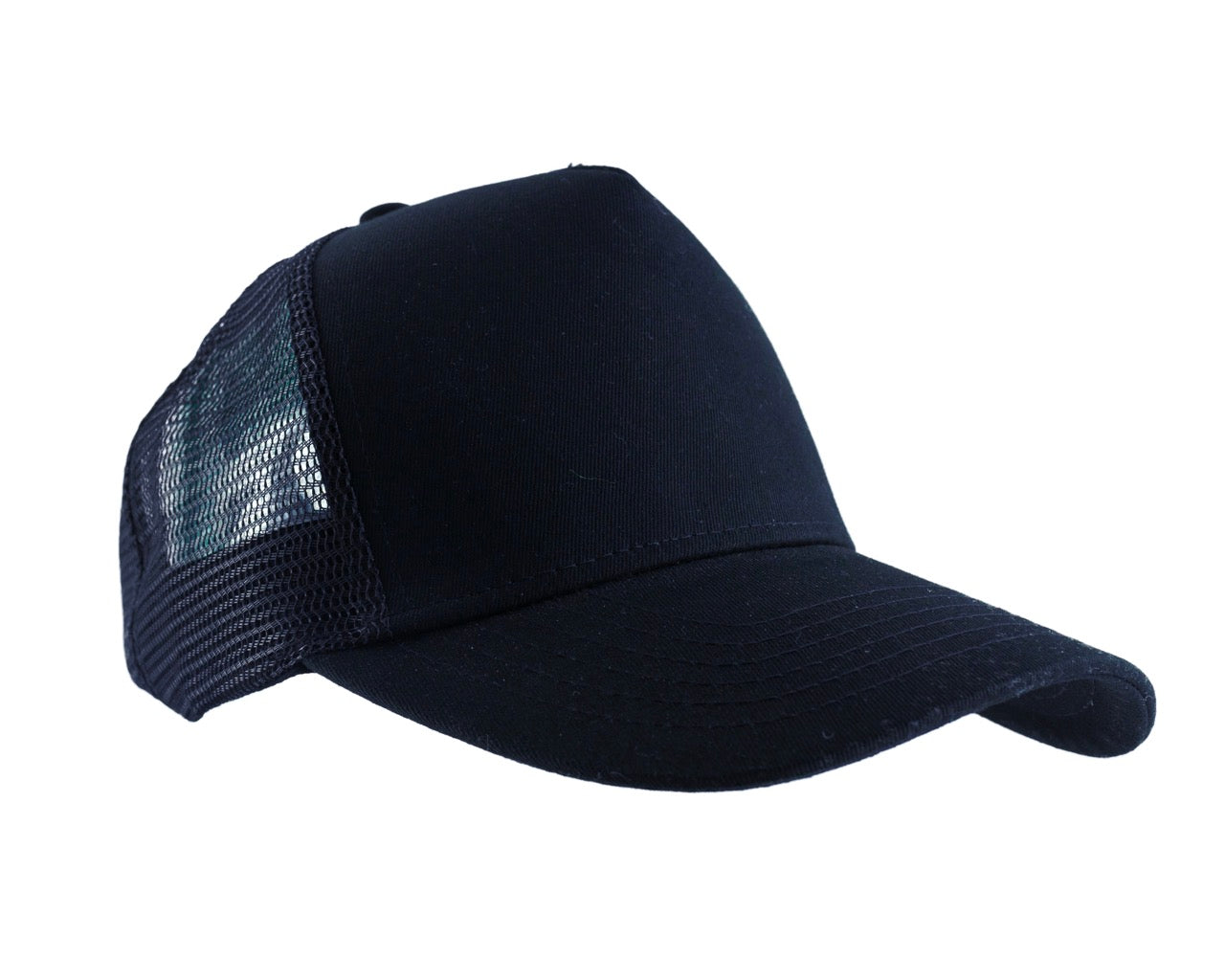 Cotton Twill 5 Panel Trucker Cap