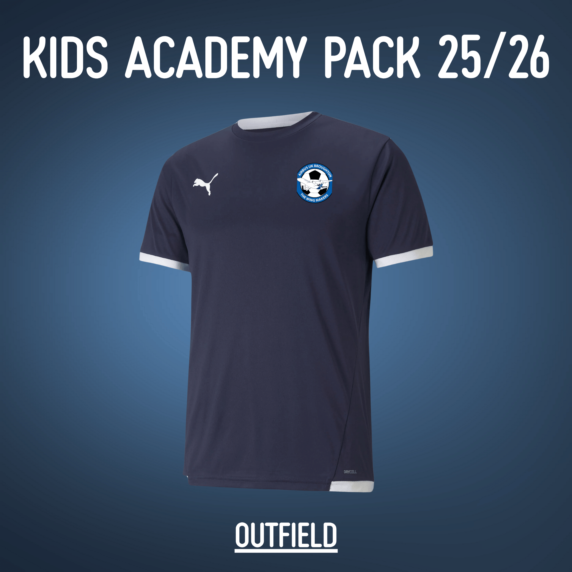 Airbus Academy Kids Outfield Pack 25/26