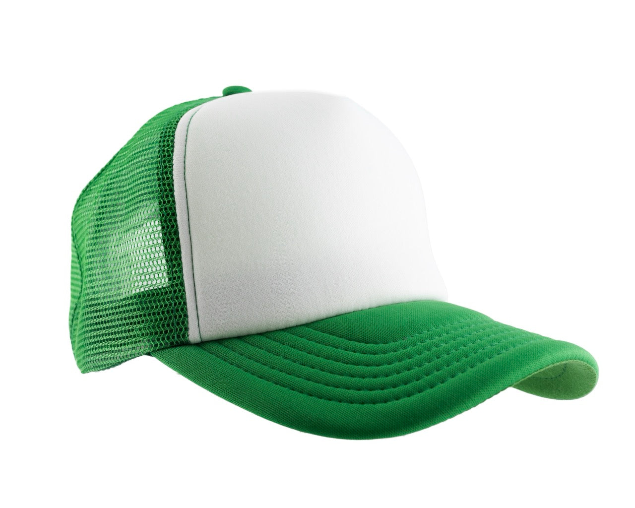 Foam Front & Peak 5 Panel Trucker Cap - Queensferry Sports