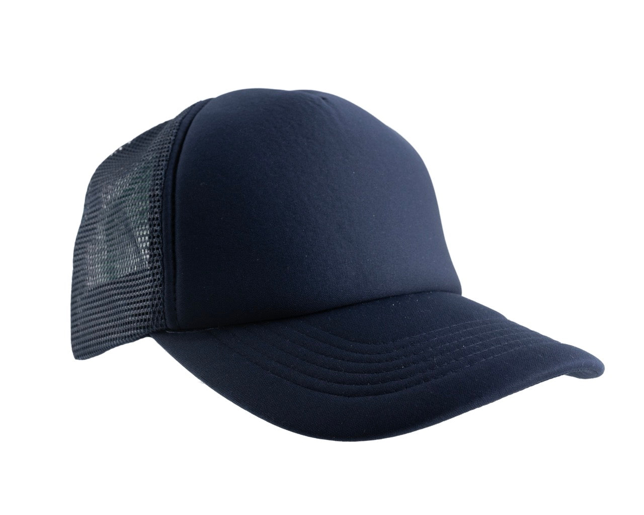 Foam Front & Peak 5 Panel Trucker Cap