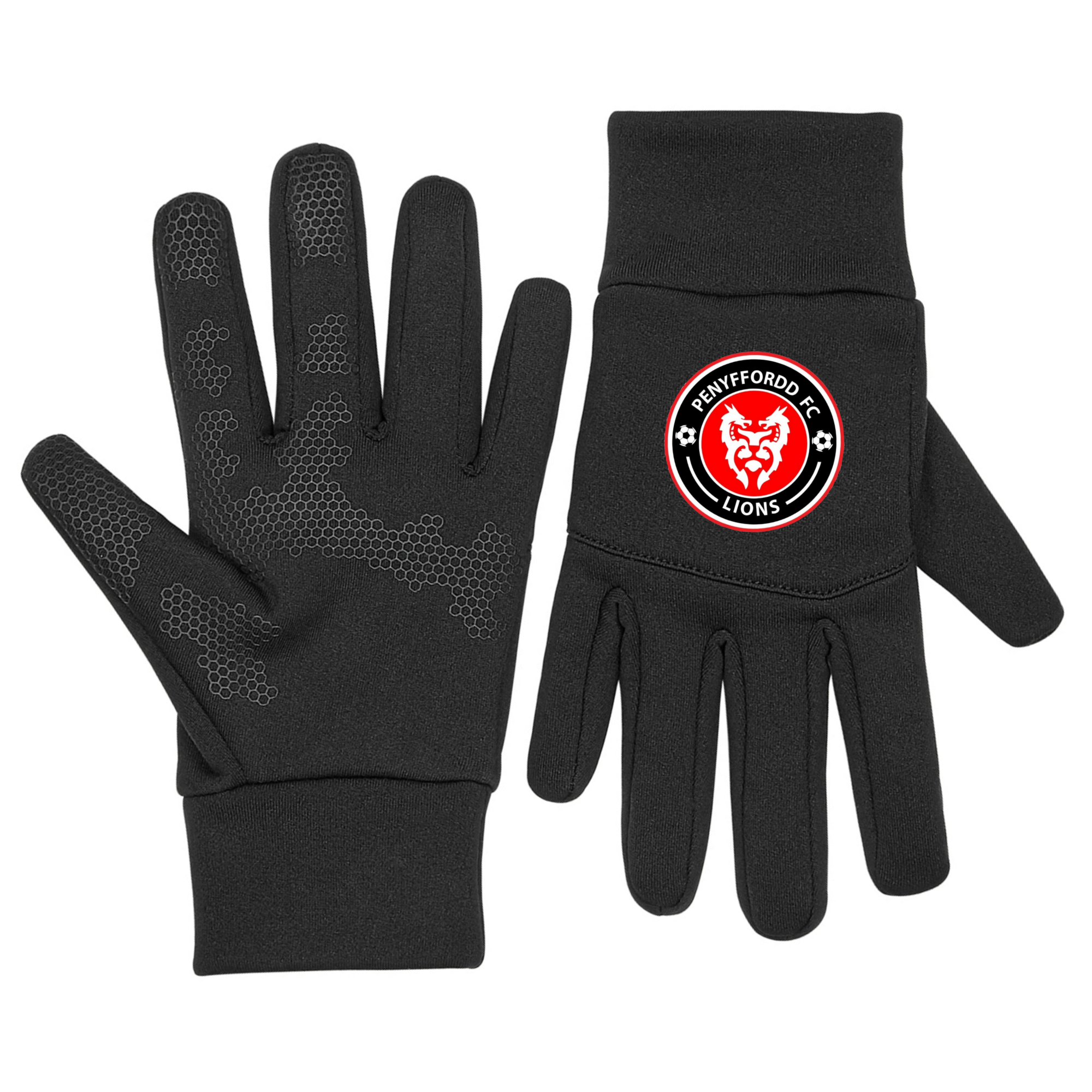 Penyffordd Lions Players Tech Gloves - Queensferry Sports