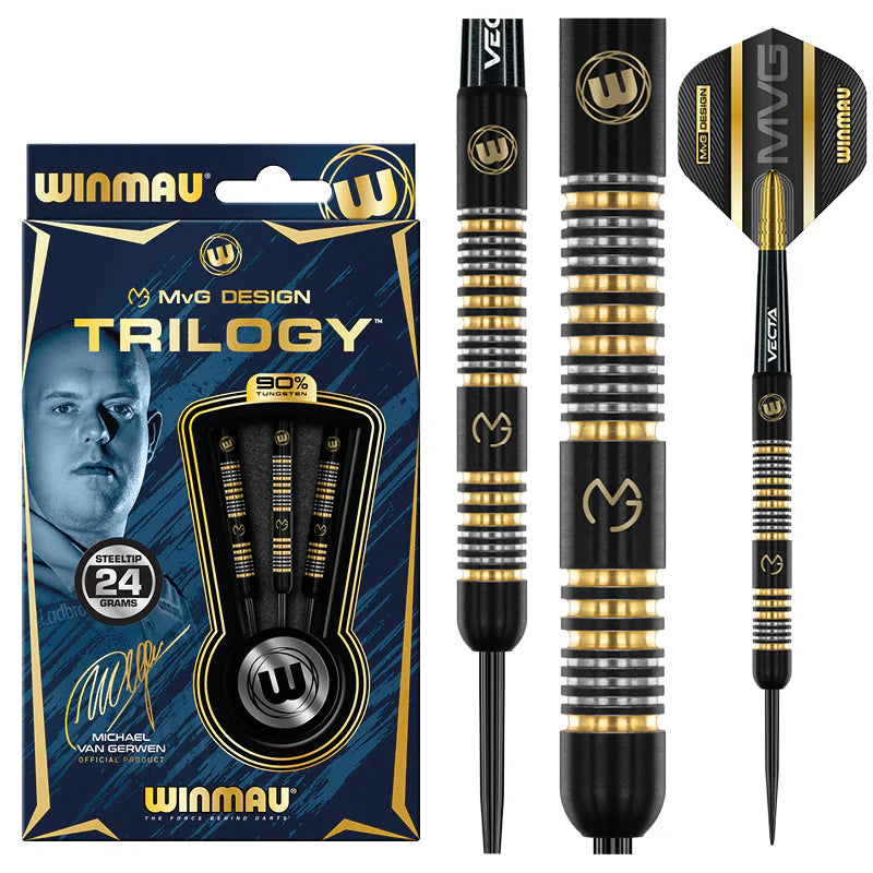 MvG Trilogy 90% Tungsten Steel Tip Darts