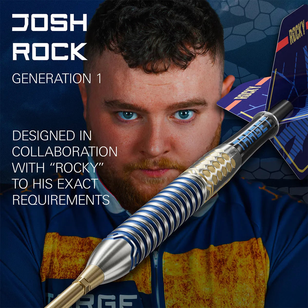 Josh Rock G1 90% Tungsten Steel Tip Darts