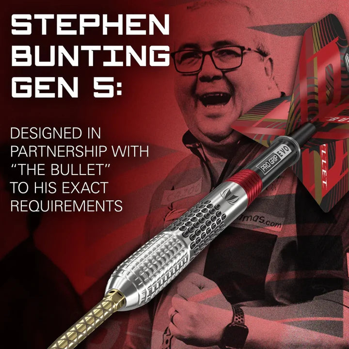 Stephen Bunting Generation 5 95% Tungsten Steel Tip Darts