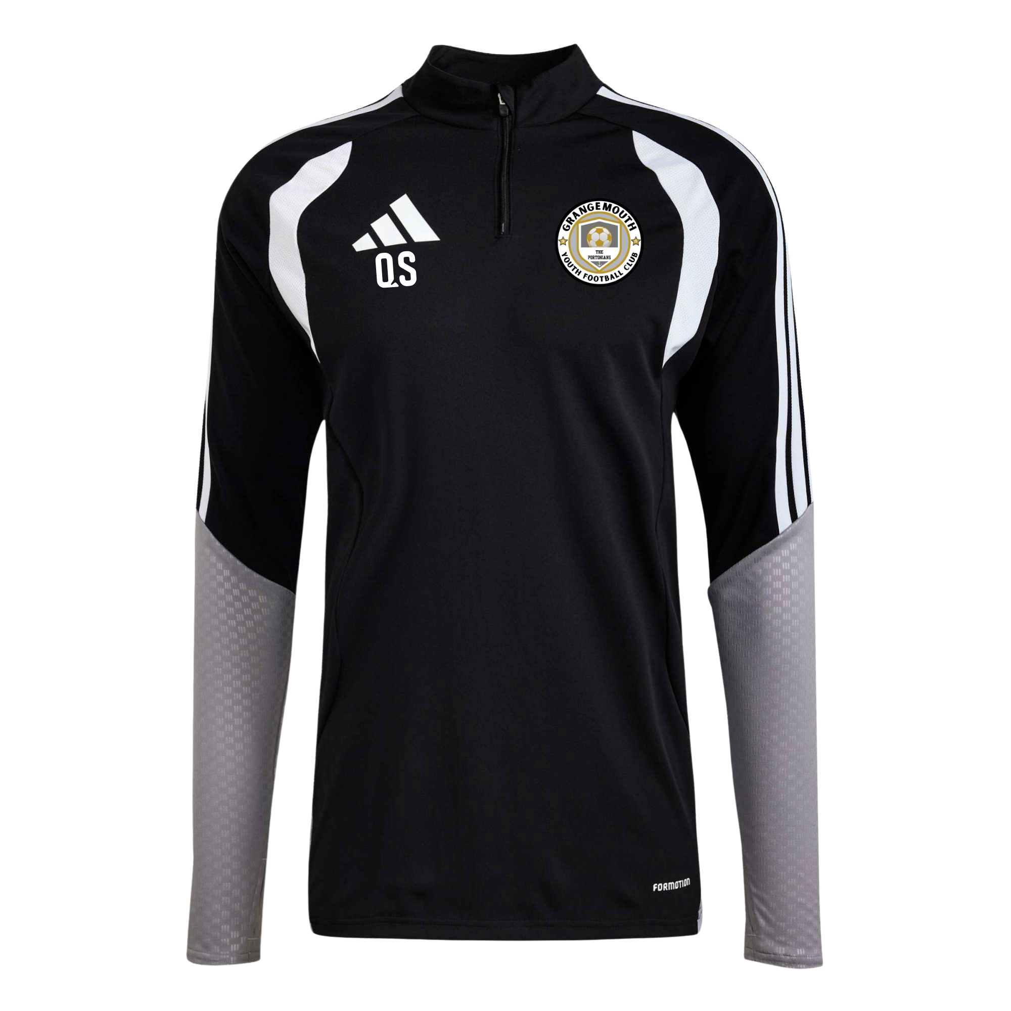 Grangemouth Youth FC Training 1/4 Zip Top - Queensferry Sports