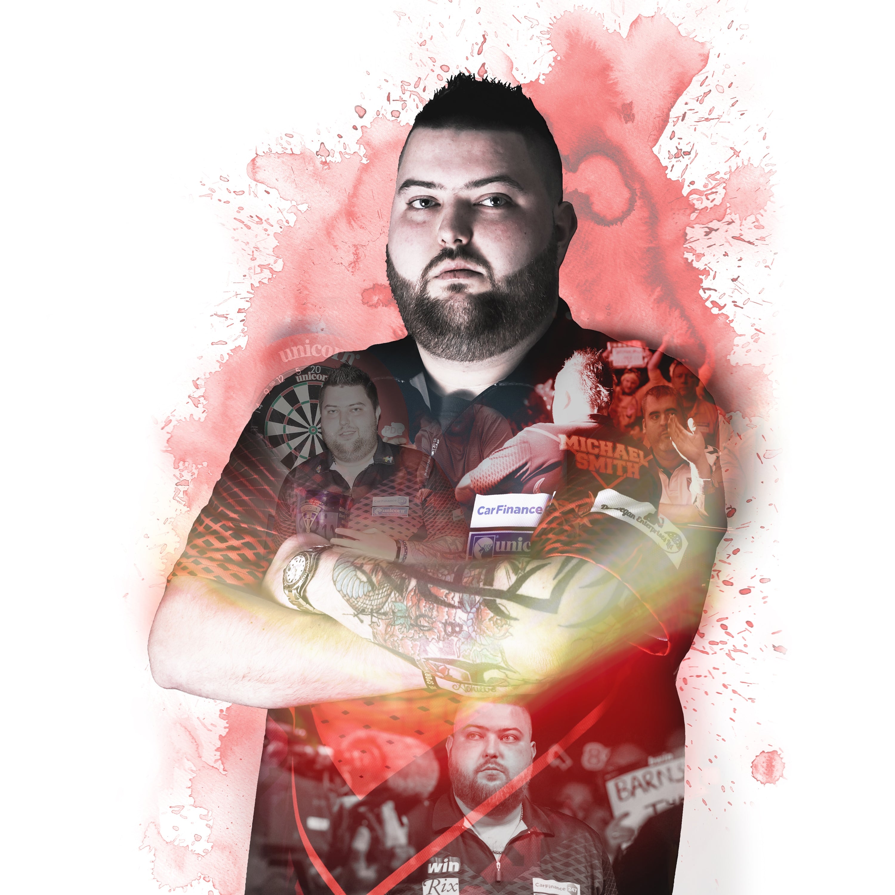 Unicorn Michael Smith Silver Star 80% Tungsten Darts