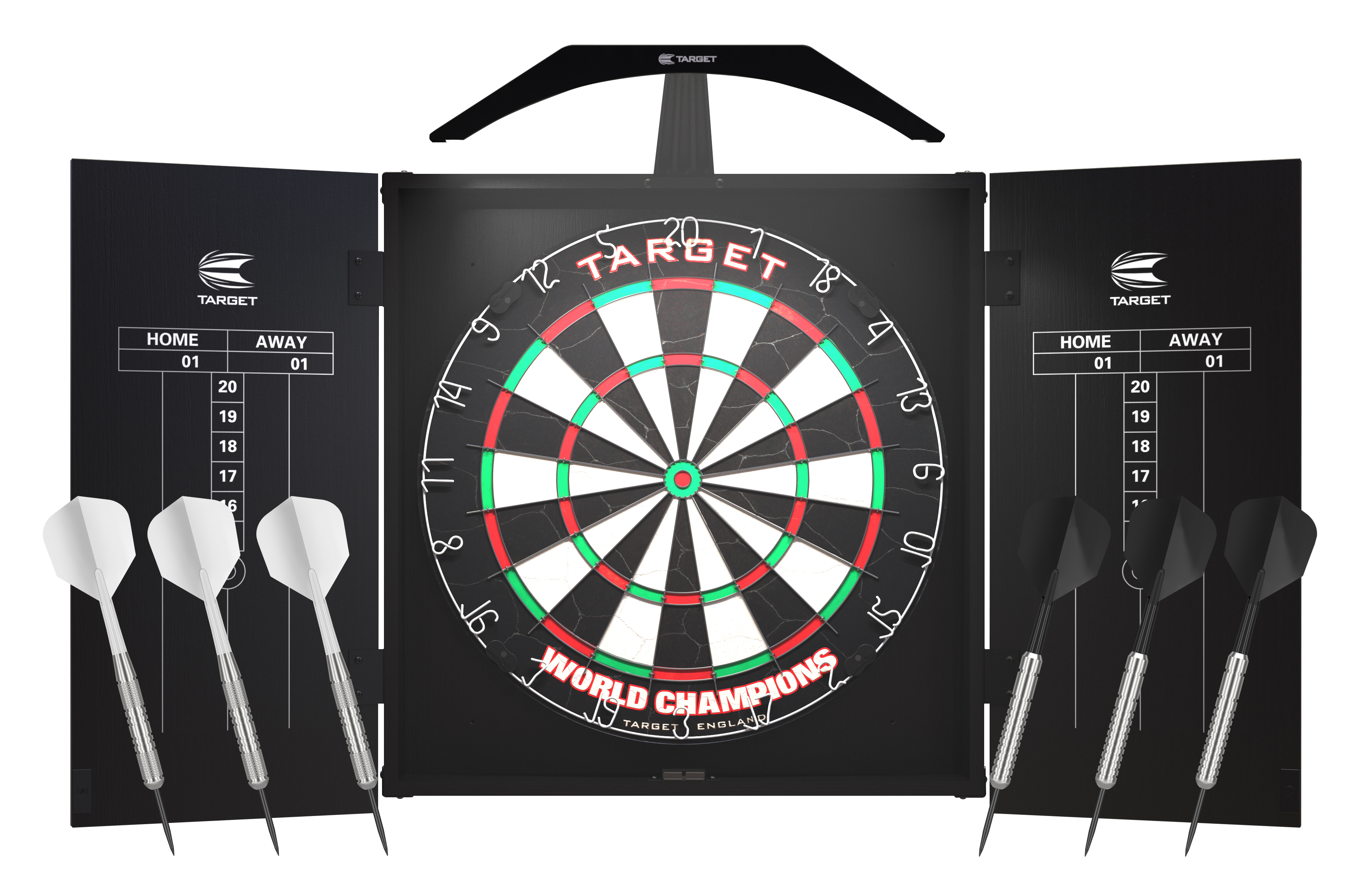 Target Arc Cabinet Dartboard Set