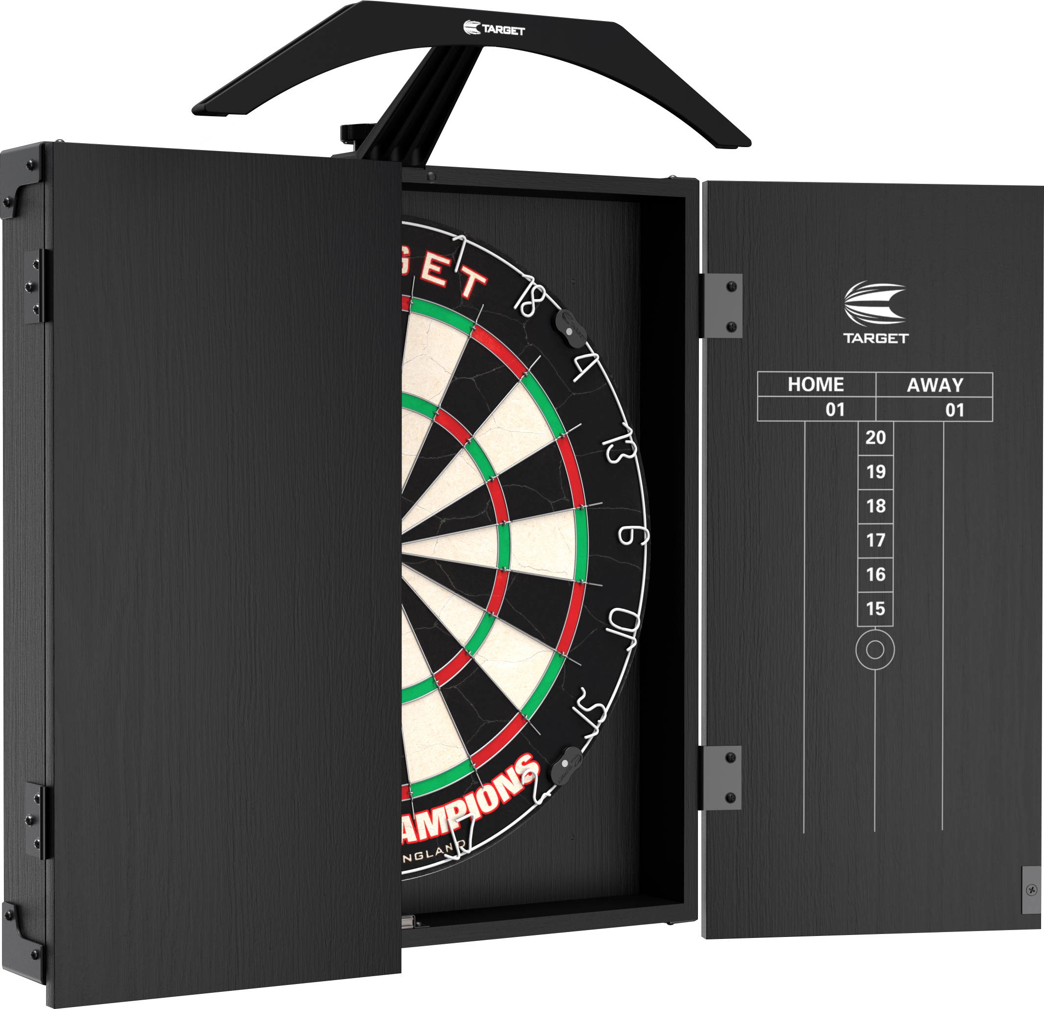 Target Arc Cabinet Dartboard Set
