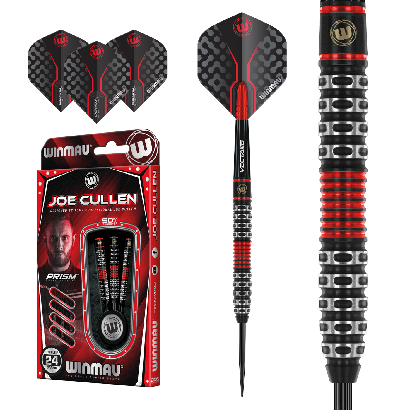 Joe Cullen Special Edition 90% Tungsten Steel Tip Darts