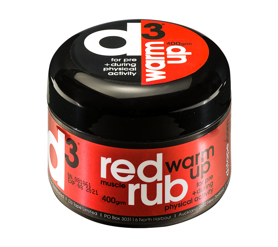 d3 Red Warm Up Muscle Rub