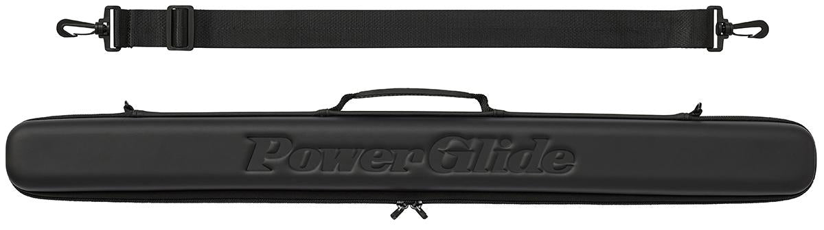 PowerGlide 2 Piece Svartur Black Cue Case