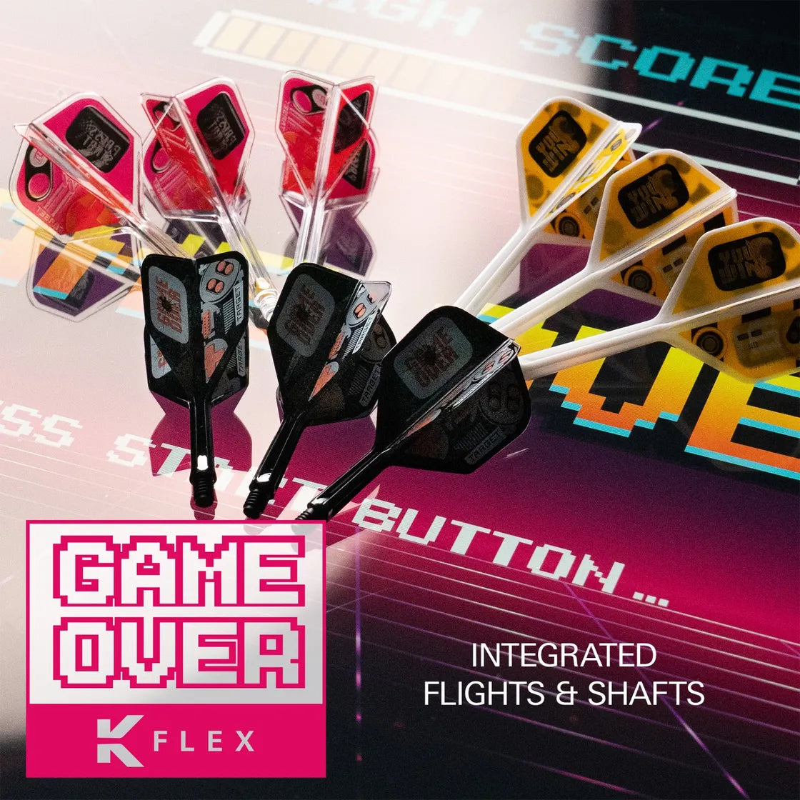Target K-Flex 'Press Start' Dart Flights