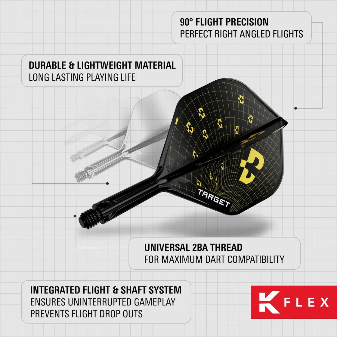 Target K-Flex Bolide Dart Flights - Queensferry Sports