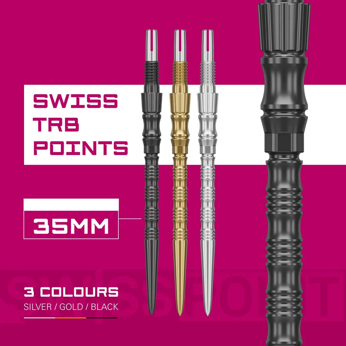 Target Darts Swiss TRB Black Points - Queensferry Sports