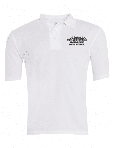 Hawarden High White Polo Shirt