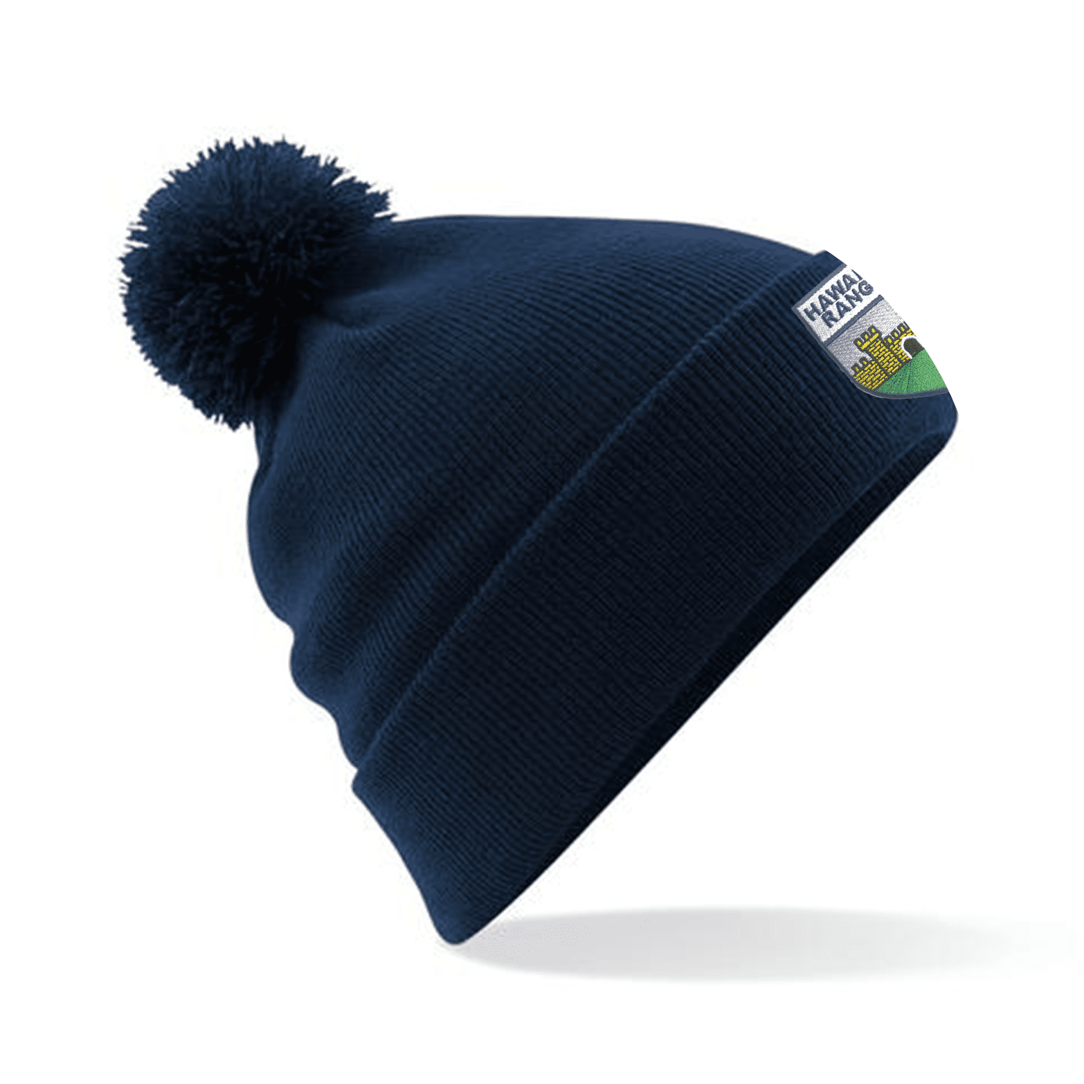 HRFC Navy Bobble Hat - Queensferry Sports