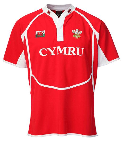 Wales Red Rugby Shirt - Queensferry Sports