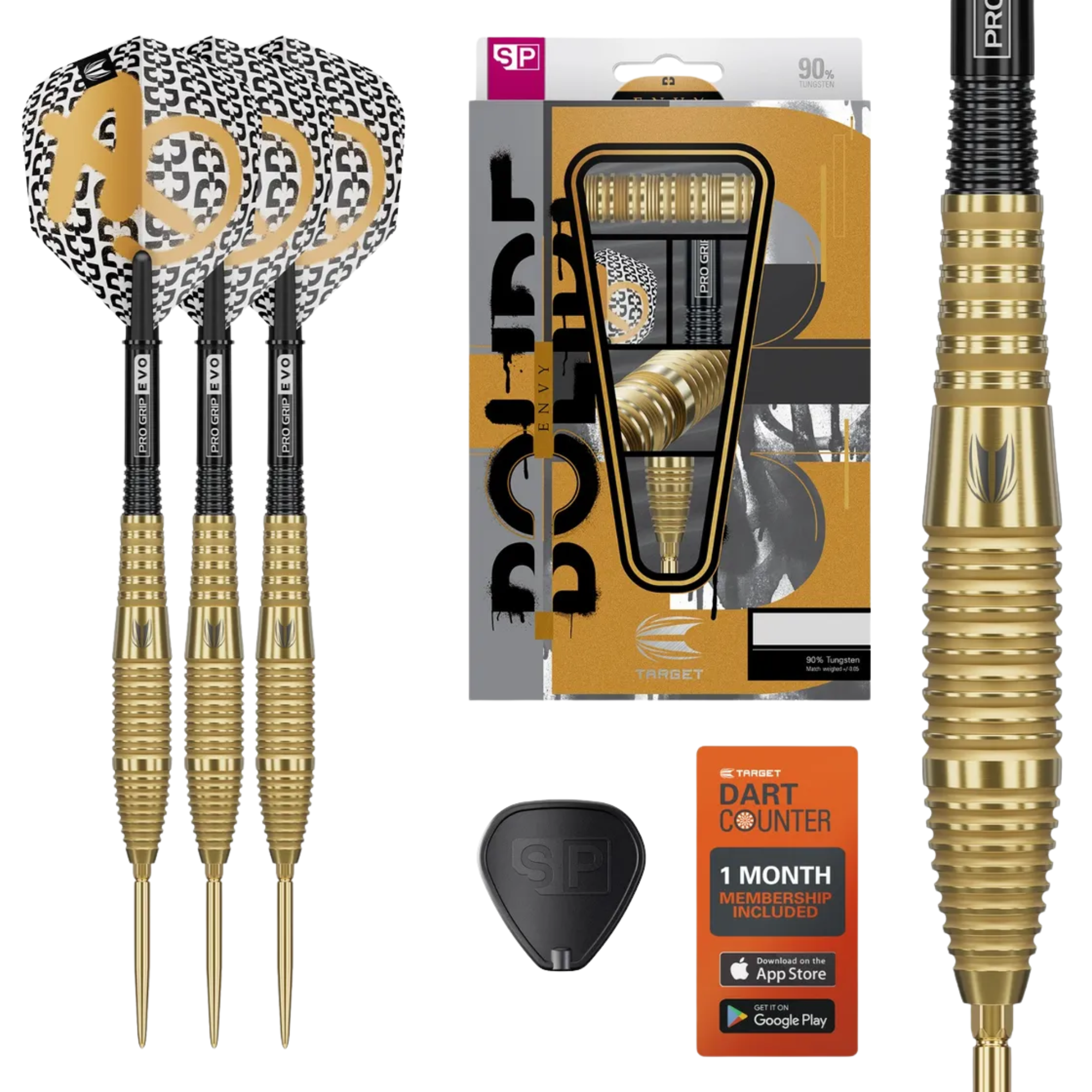 Target Bolide Envy 05 90% Tungsten Steel Tip Darts