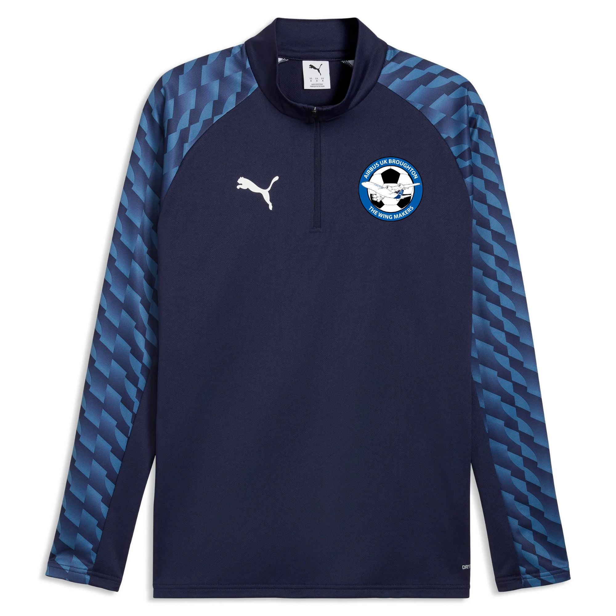 Airbus 1/4 Zip Training Top 26/28 - Queensferry Sports