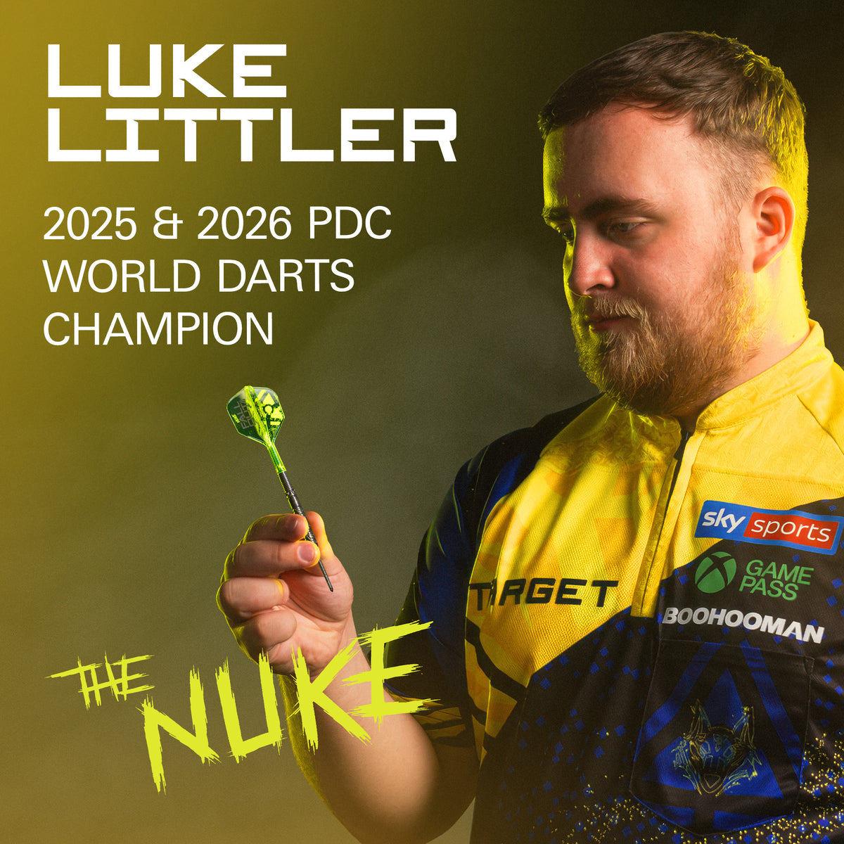 Luke Littler 'Nuke' Fallout SP Steel Tip Darts