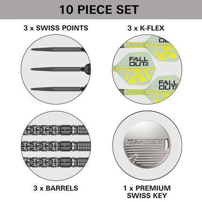 Luke Littler 'Nuke' Fallout SP Steel Tip Darts