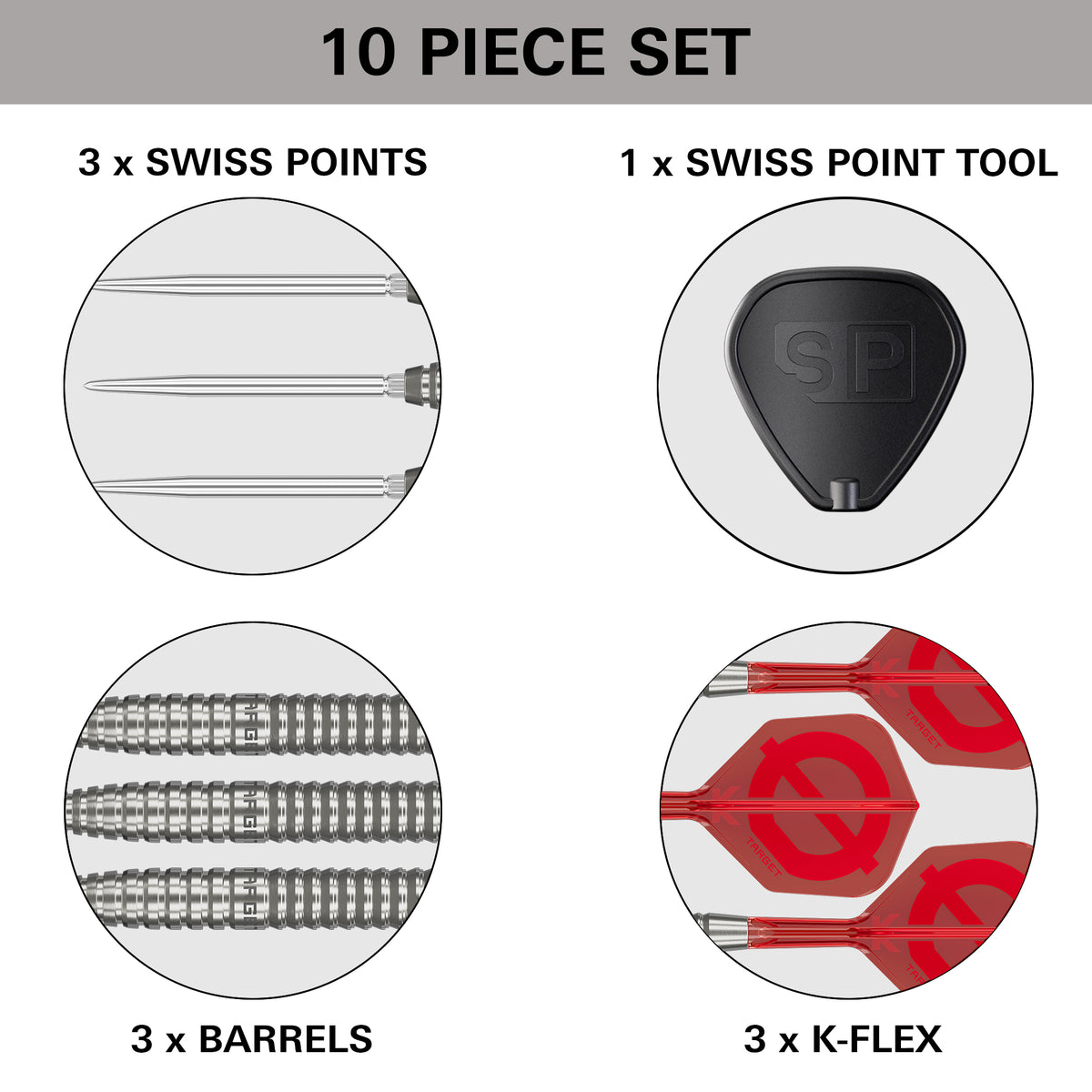 Target Group O Model 02 SP Steel Tip Darts