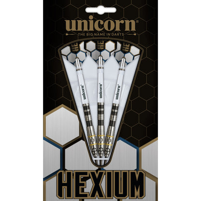 Unicorn Hexium 90% Tungsten Steel Tip Darts - Style 1