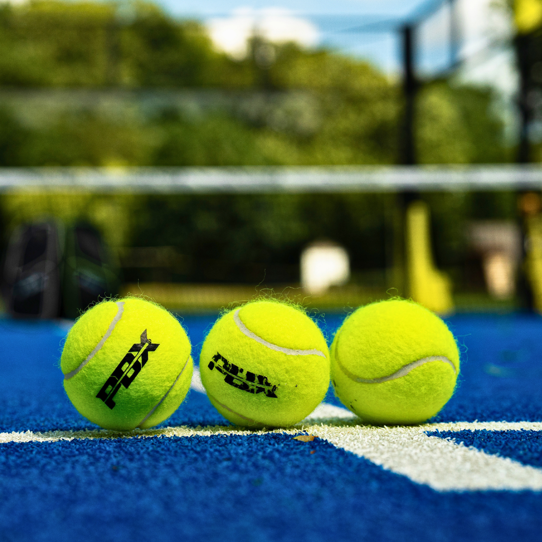 PDX Padel Balls Pack of 3 | High Performance | Durable Felt | Indoor Outdoor - Queensferry Sports