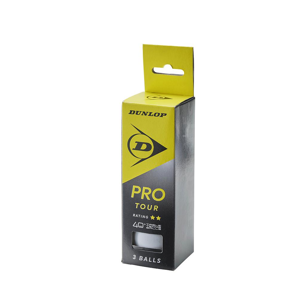 Dunlop 40+ Pro Tour TT Balls (Pack of 3)