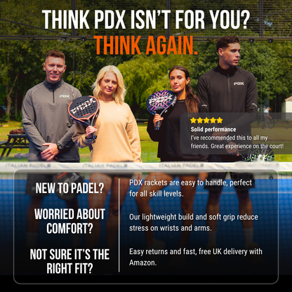 PDX Padel Balls Pack of 3 | High Performance | Durable Felt | Indoor Outdoor - Queensferry Sports