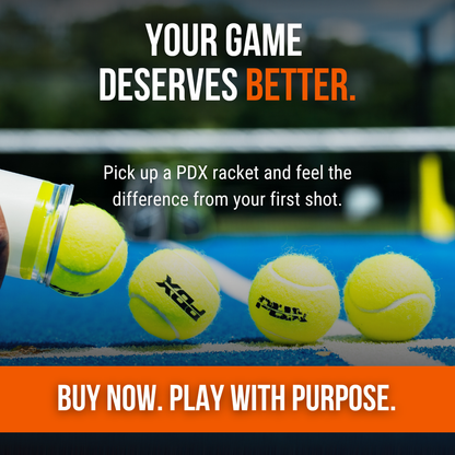 PDX Padel Balls Pack of 3 | High Performance | Durable Felt | Indoor Outdoor - Queensferry Sports