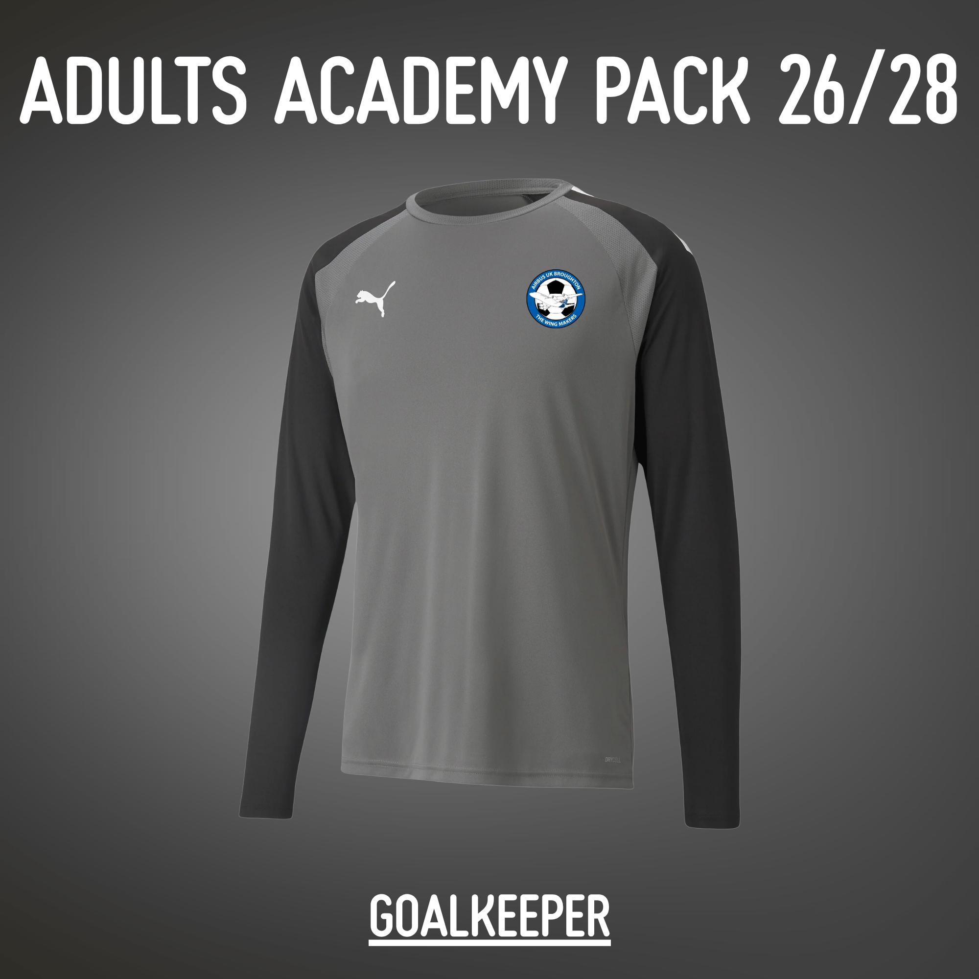 Airbus Academy Adults Goalkeeper Pack 26/28