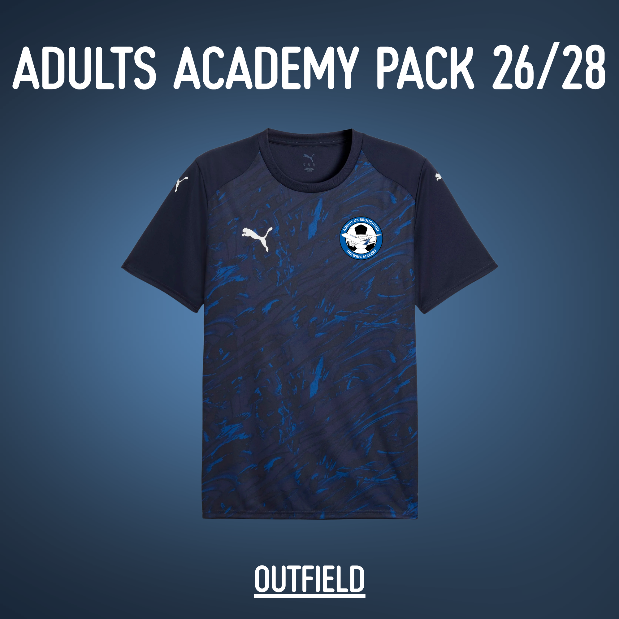 Airbus Academy Adults Outfield Pack 26/28