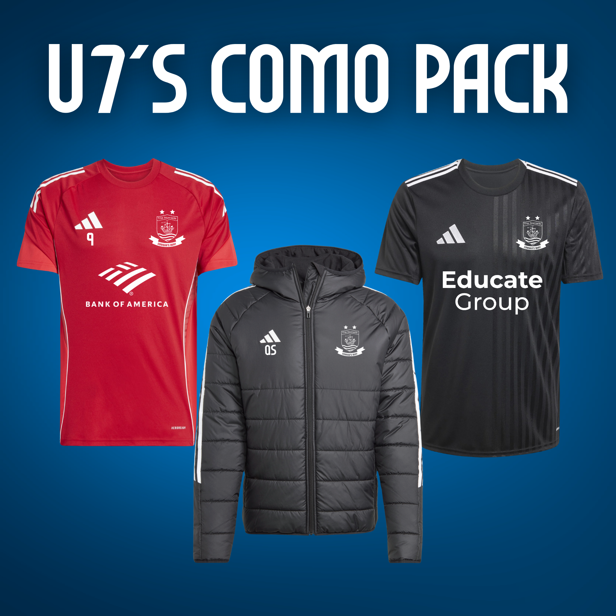 Connah's Quay Nomads U7's Como Pack - Queensferry Sports