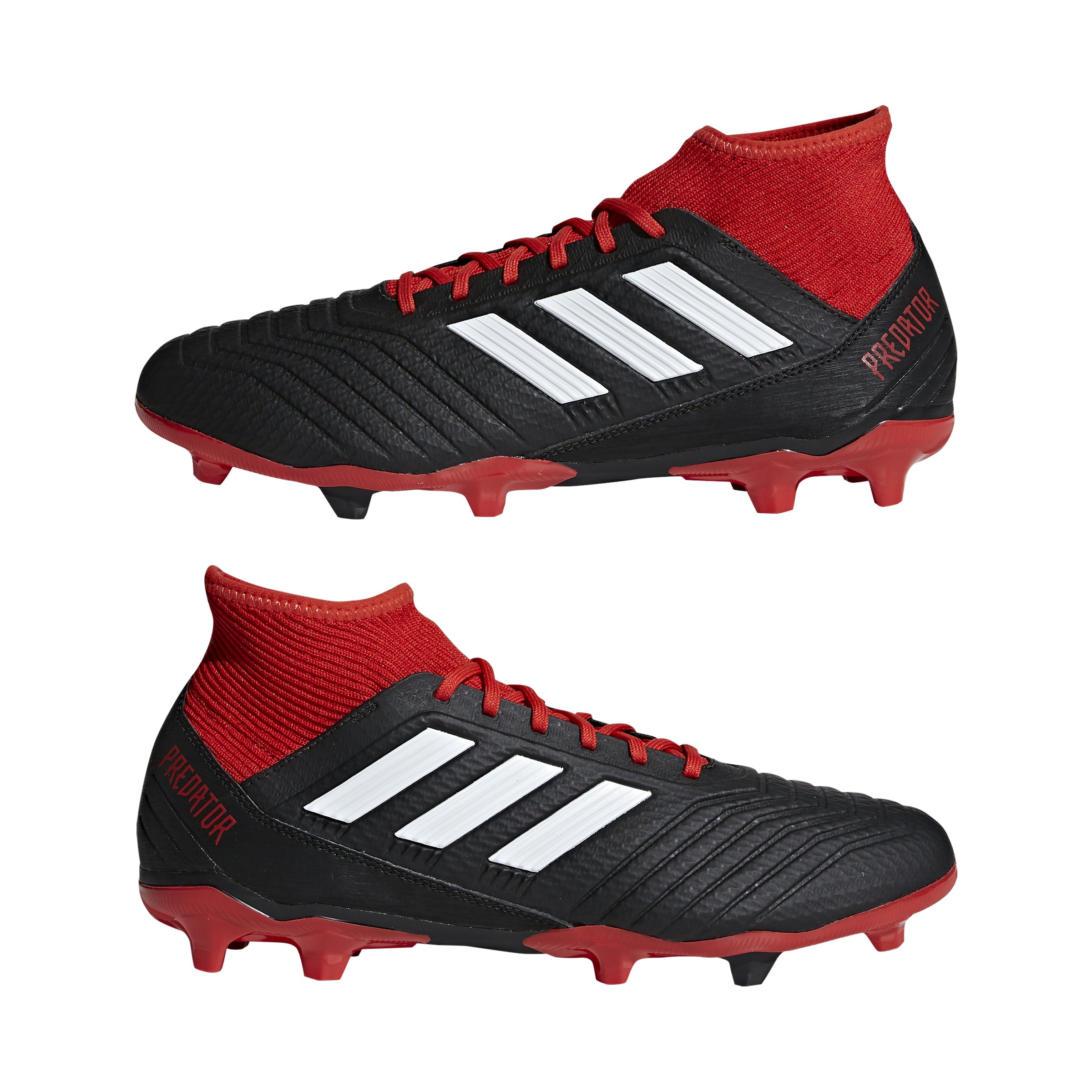 Adidas Predator 18.3 FG Football Boots Black Queensferry Sports