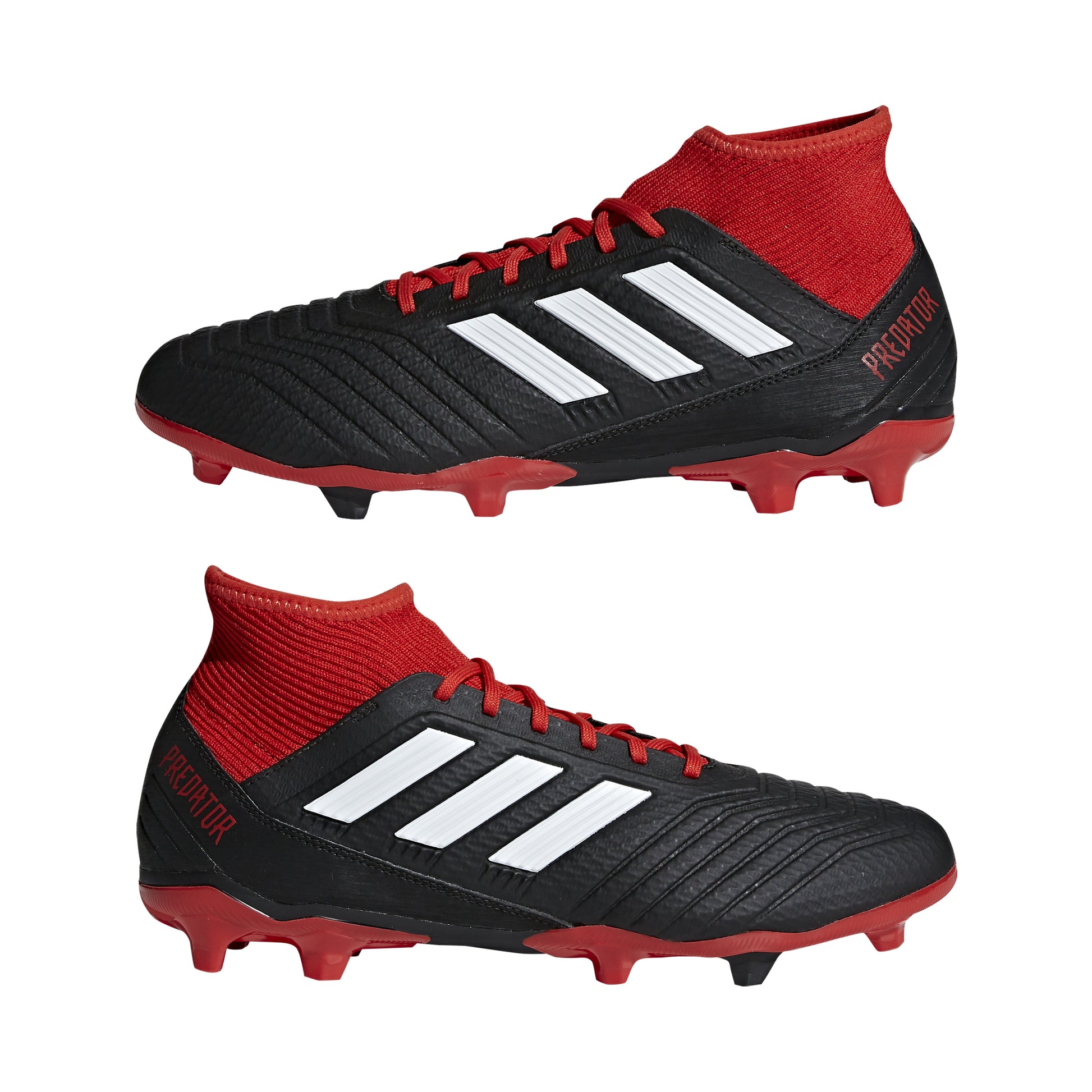 Adidas Predator 18.3 FG Football Boots - Black - Queensferry Sports