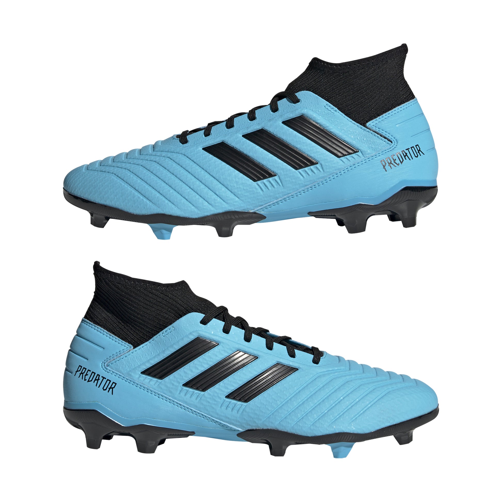 Adidas Predator 19.3 FG Football Boots - Cyan - Queensferry Sports