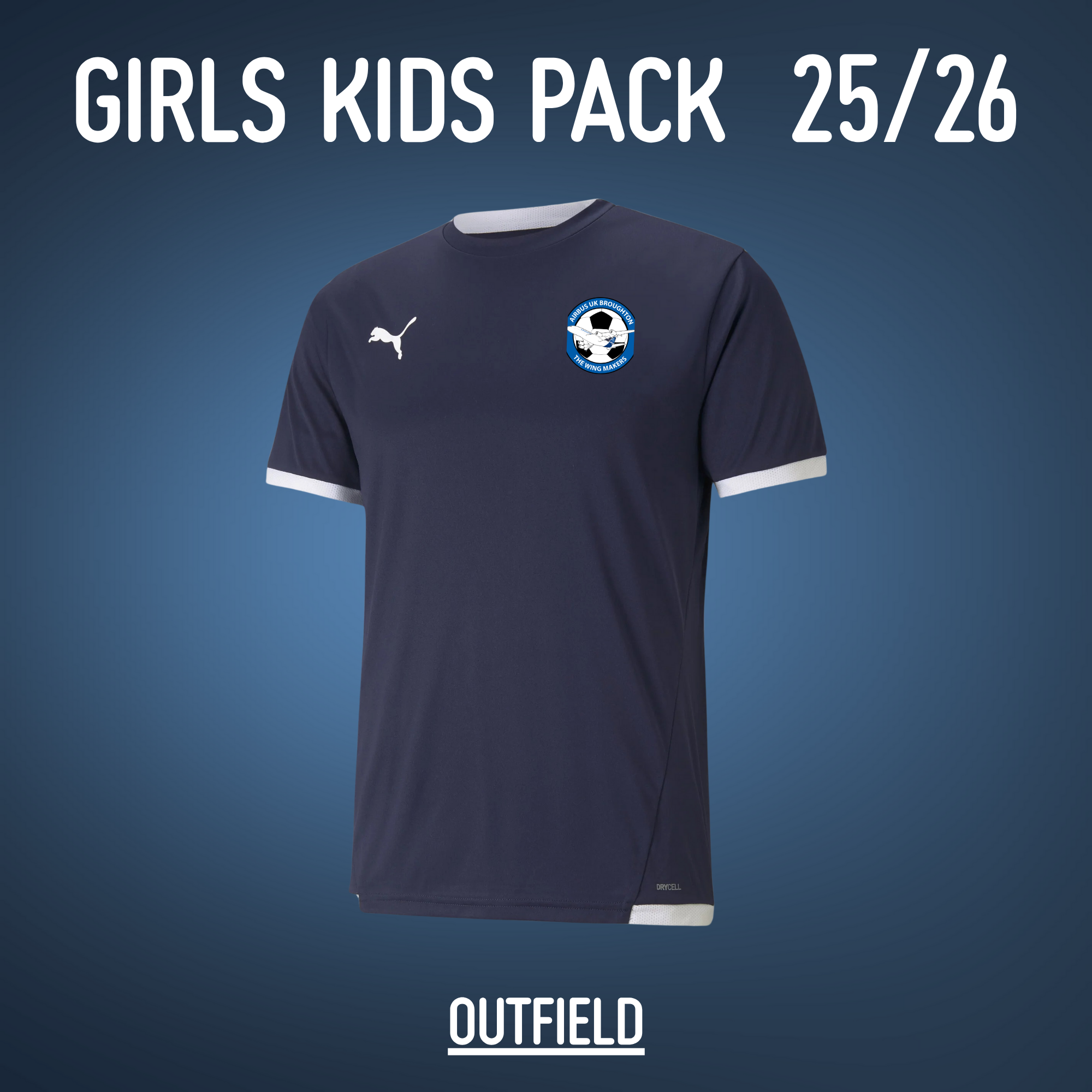 Airbus Girls Outfield Kids Pack 25/26