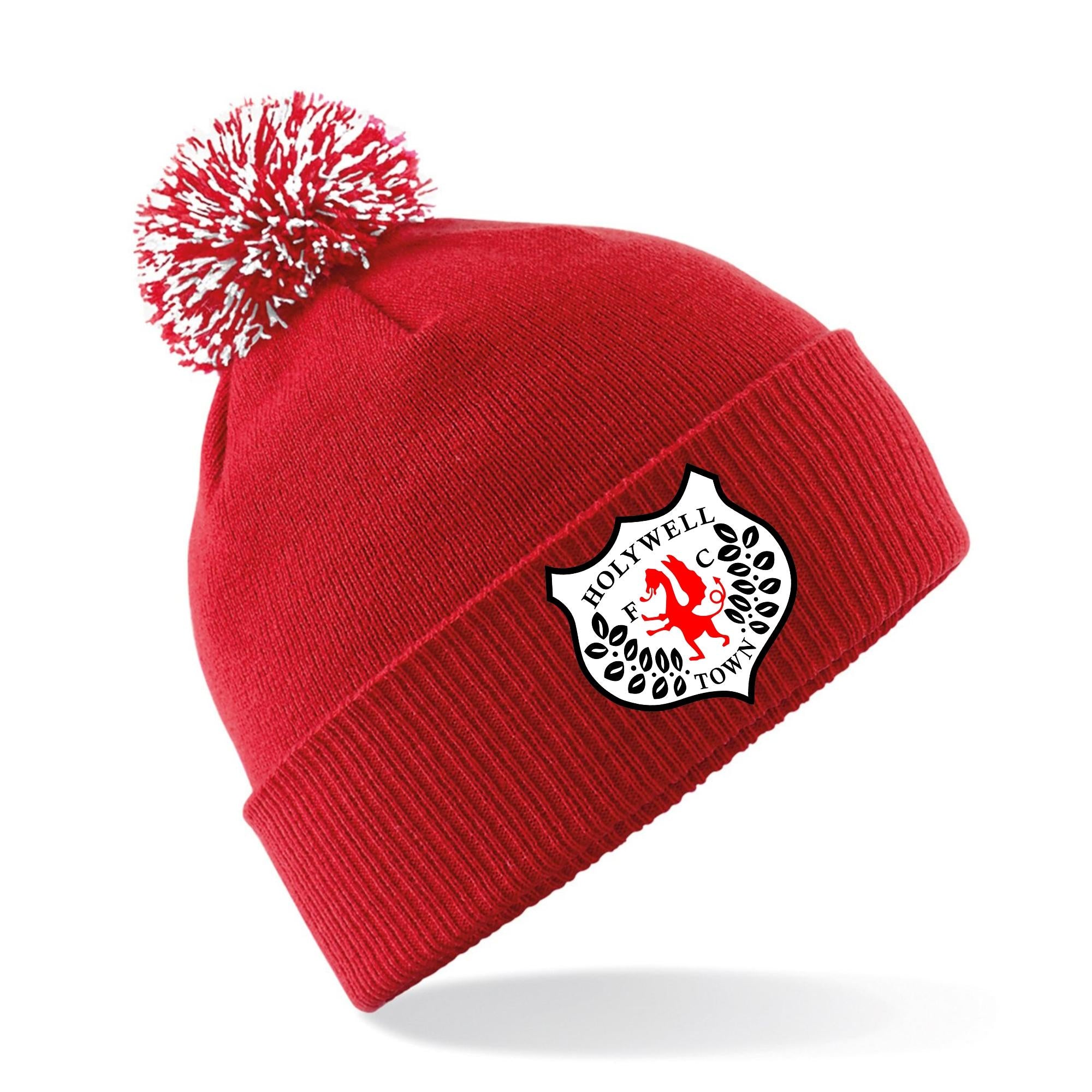 Holywell Town Club Bobble Hat - Queensferry Sports