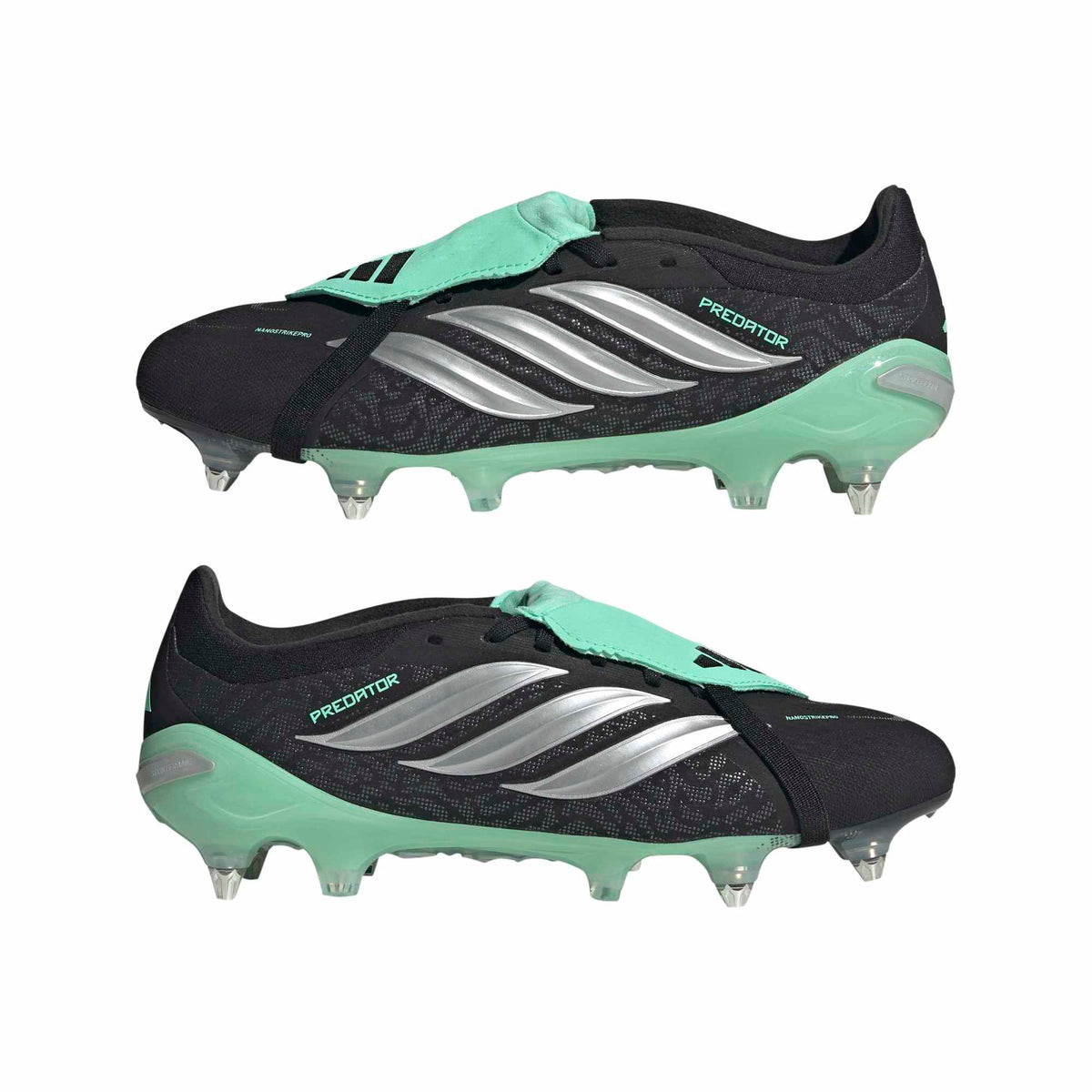 Adidas Predator Pro Fold-Over Tongue Soft Ground Football Boots - Mirrored Pair View
