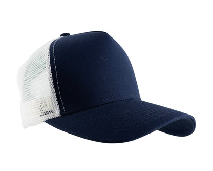 Cotton Twill 5 Panel Trucker Cap