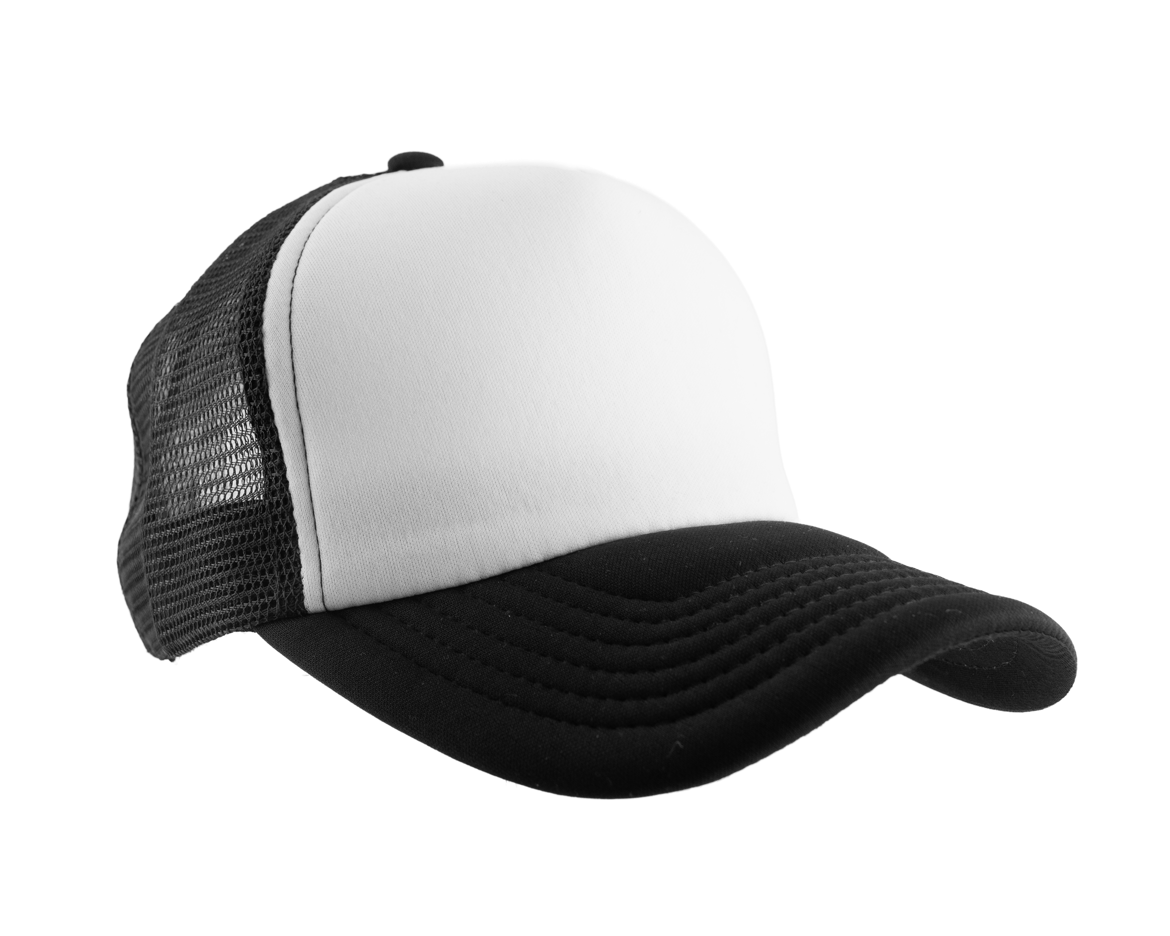 Foam Front & Peak 5 Panel Trucker Cap