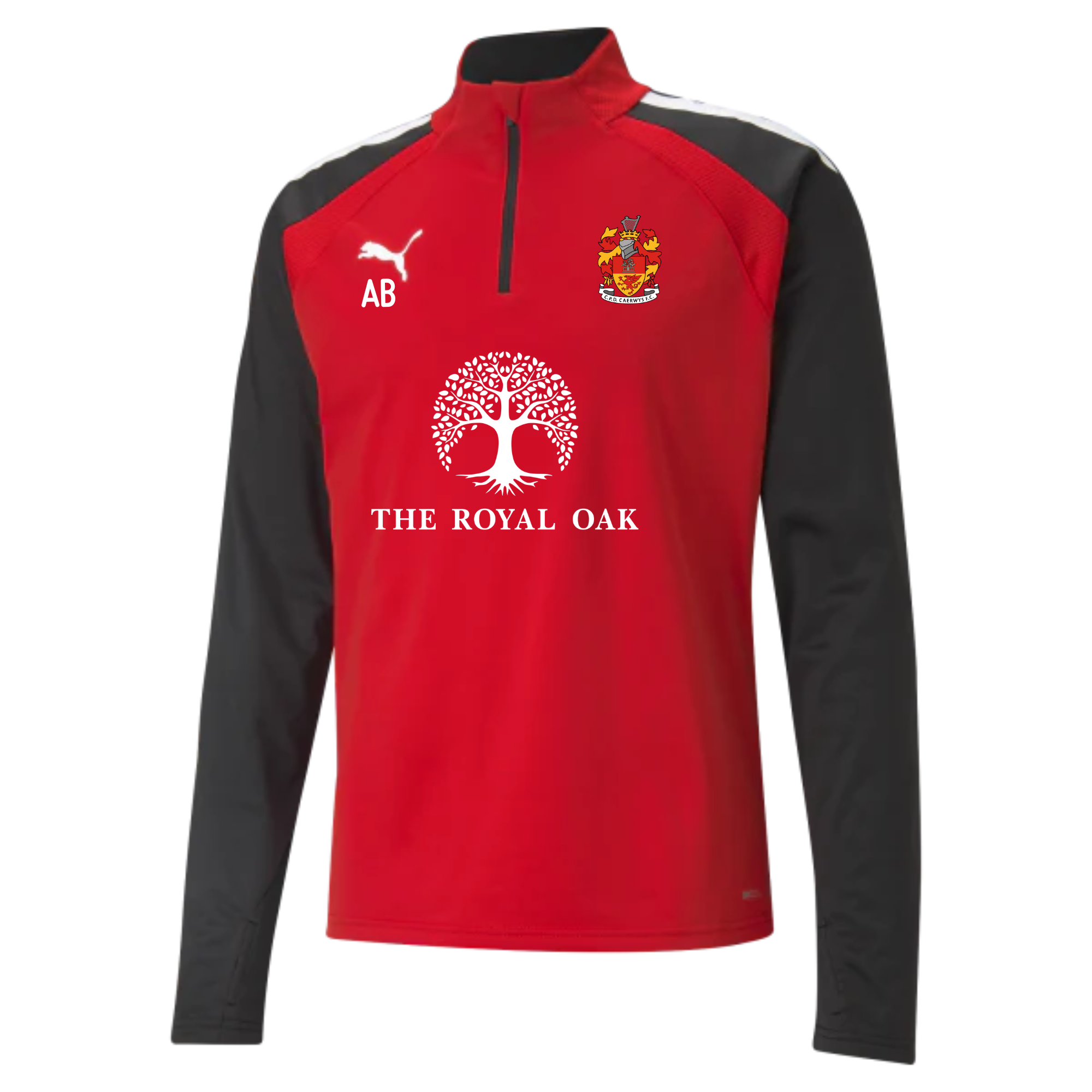 CPD Caerwys Winter League Players 1/4 Zip Top - Queensferry Sports