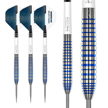 Luke Humphries TX3 Cool Blue 90% Tungsten Steel Tip Darts