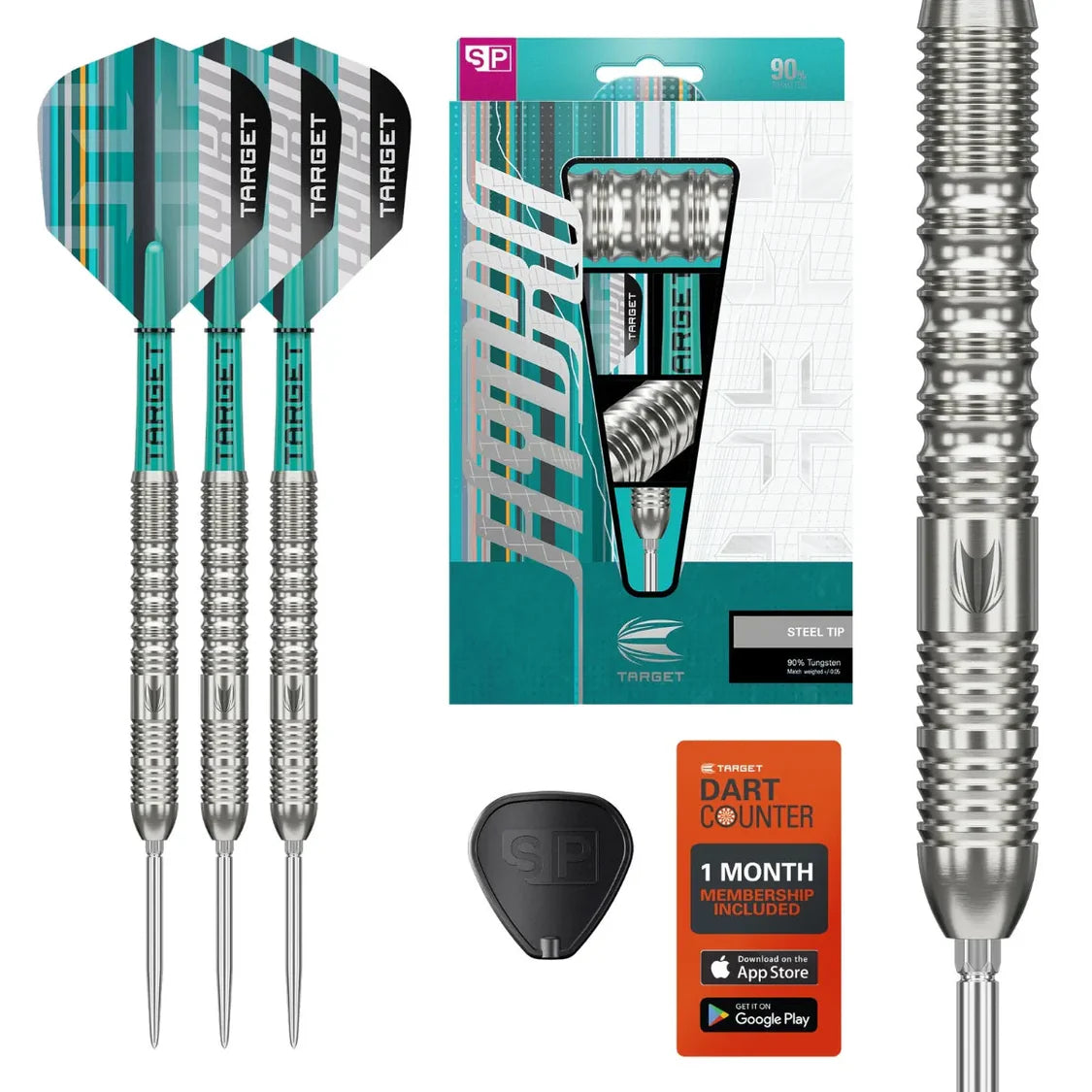 Hydro 01 90% Tungsten Steel Tip Darts